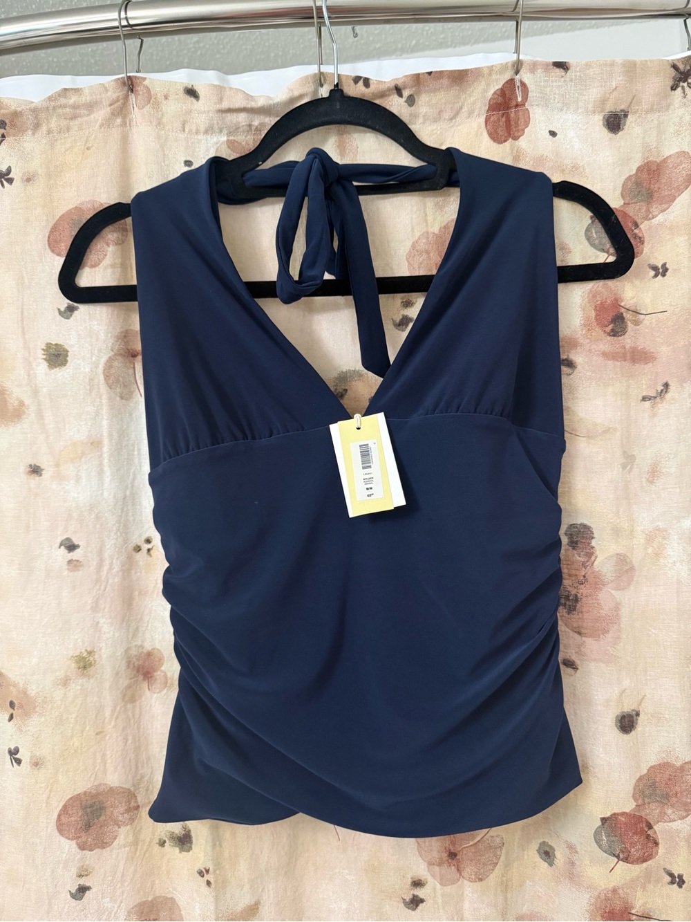 Aritzia Wyler Halter Top in Admiral (Navy)